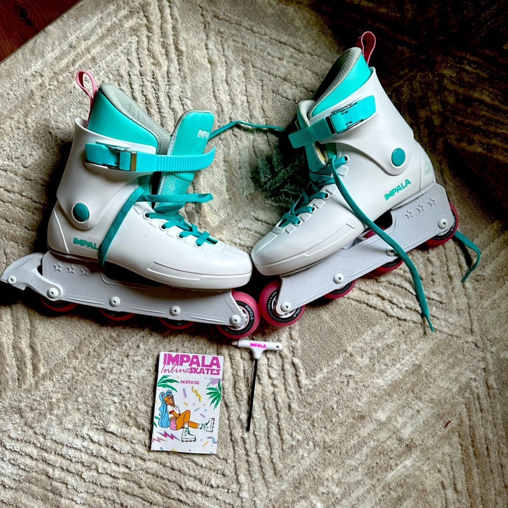 Impala Rollerblades size 9, worn twice